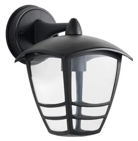 Vonkajšie nástenné svietidlo TEVIO KD 1xE27/60W/230V IP54 čierna