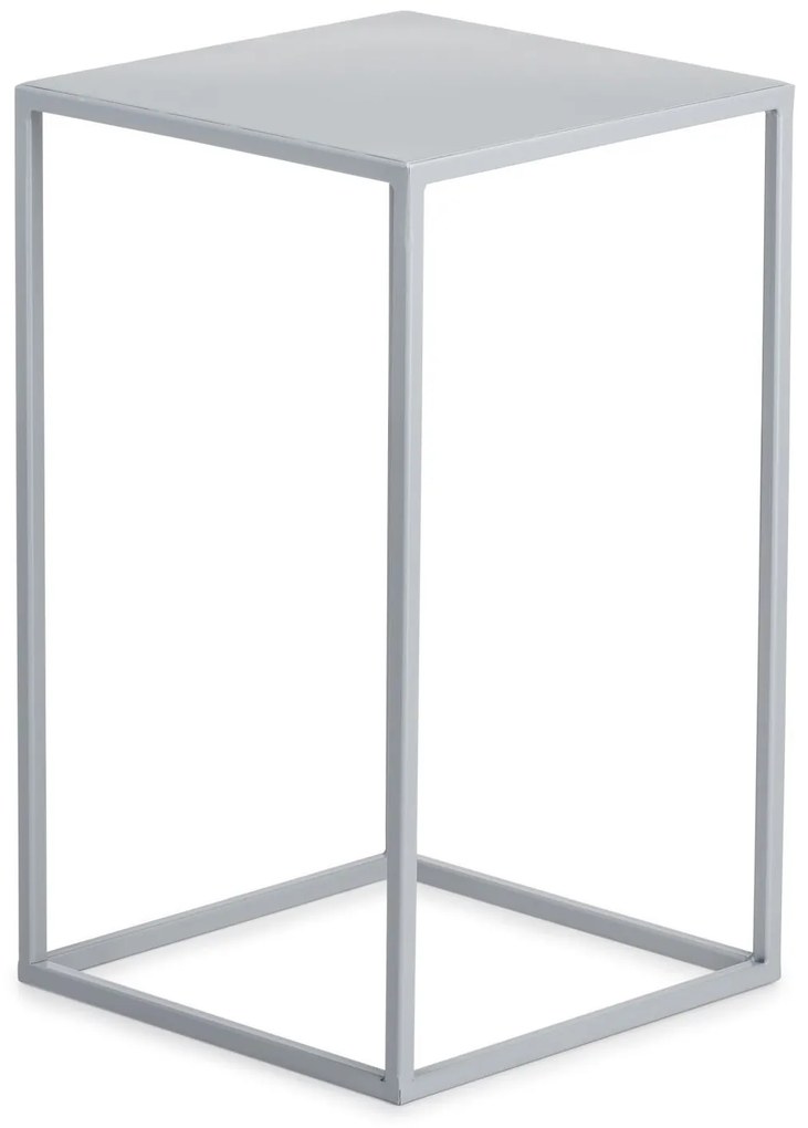 STOJAN NA KVETINÁČ SIMPLE 40X24X24 CM SIVÁ