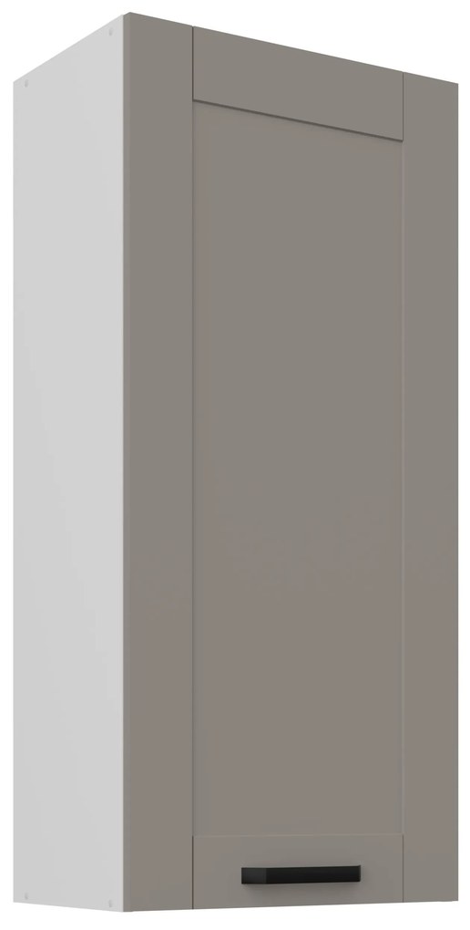 Horná kuchynská skrinka Lucid 50 G-108 1F (korpus: biela + front: mdf claygrey). Vlastná spoľahlivá doprava až k Vám domov. 1134676