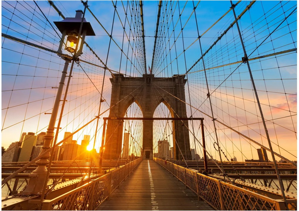 Obraz - Brooklynský most, Manhattan, New York (70x50 cm)