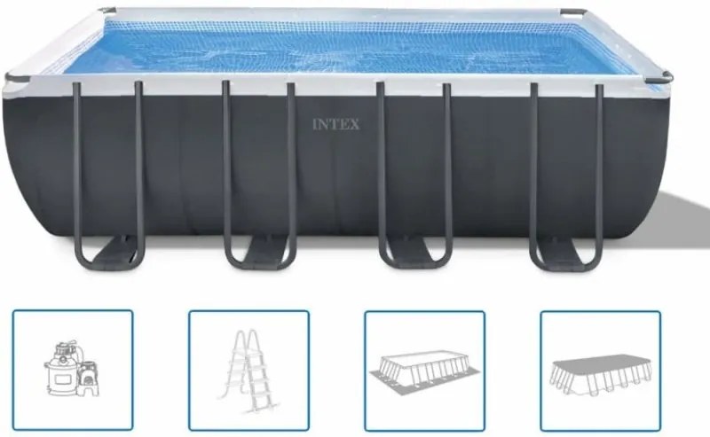 INTEX Ultra XTR Rectangular Frame Pools Bazén 549x274x132 cm s piesková filtrácia 26356