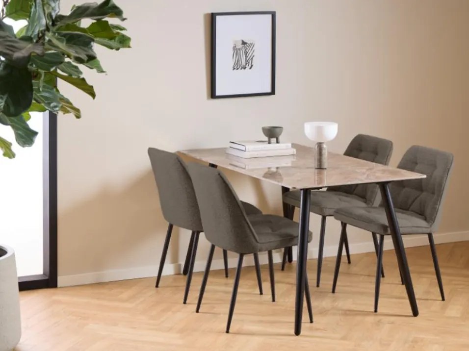 Jídelní židle BROOKE taupe