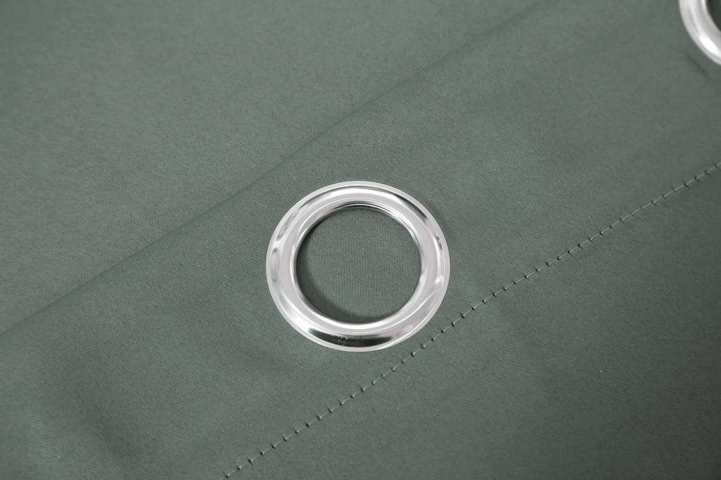 Záves OXFORD 140x270 cm, sivá zelená Zavesenie: Riasiaca páska