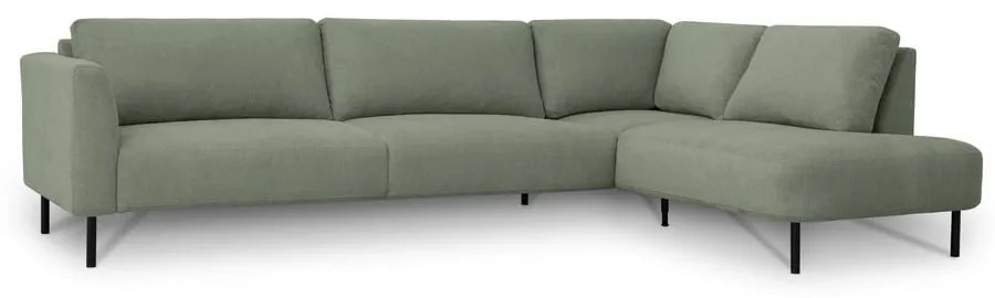 Zelená rohová pohovka (pravý roh) Hero – Scandic