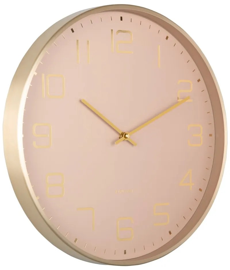 Nástenné hodiny ø 40 cm Elegance Glow – Karlsson
