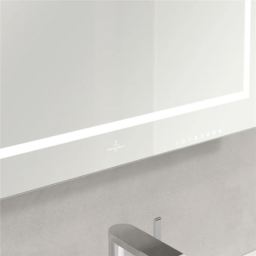 VILLEROY &amp; BOCH Finion zrkadlo s LED osvetlením, 600 x 45 x 750 mm, F6006000