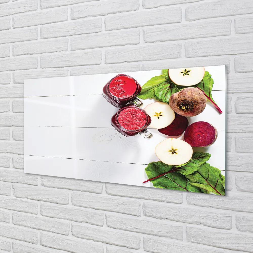 Obraz plexi Koktaily repa-jablko 100x50 cm