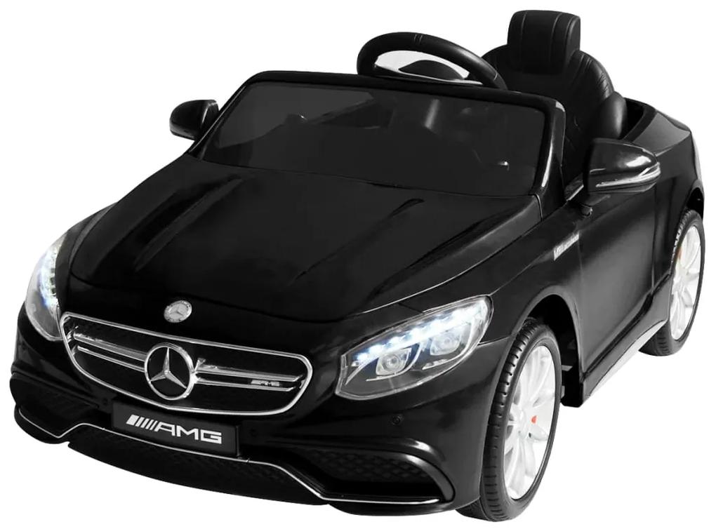 vidaXL Elektrické autíčko Mercedes Benz AMG S63, čierne 12 V