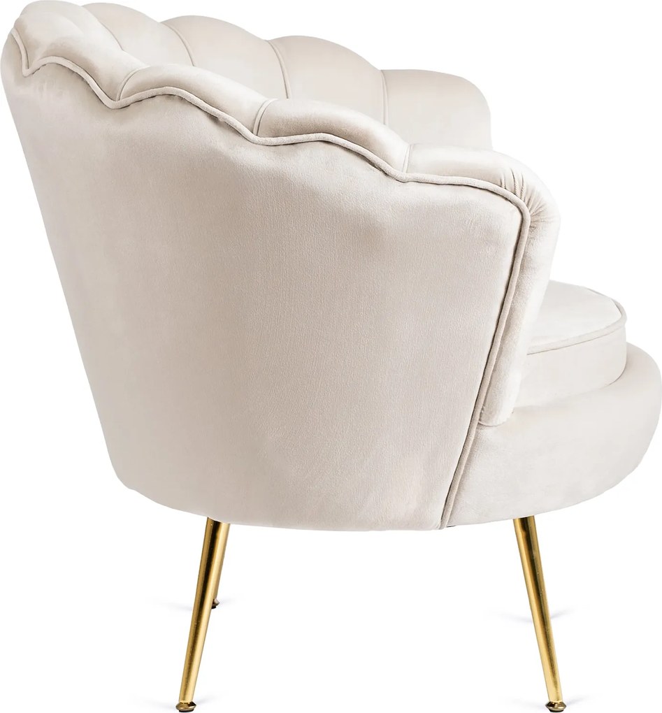 PROXIMA.store - Glamour kreslo ANGEL FARBA: sivá