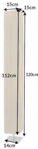 Stojacia lampa Paris 120cm zlatá