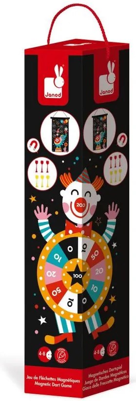 Magnetická hra Terč a šípky - Cirkus