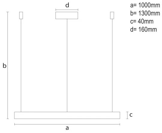 LED Stmievateľný luster na lanku LED/72W/230V 3000-6500K + diaľkové ovládanie