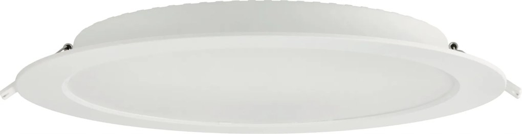 LED ZÁPUSTNÉ 24W OKRÚHLE STROPNÉ SVIETIDLO NEUTRÁLNA BIELA 4000K 2640lm Očko