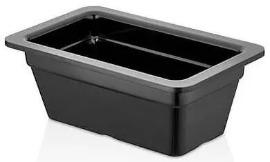 KULSAN MELAMÍNOVÁ GASTRO MISA 26,5X16,2X10CM ČIERNA