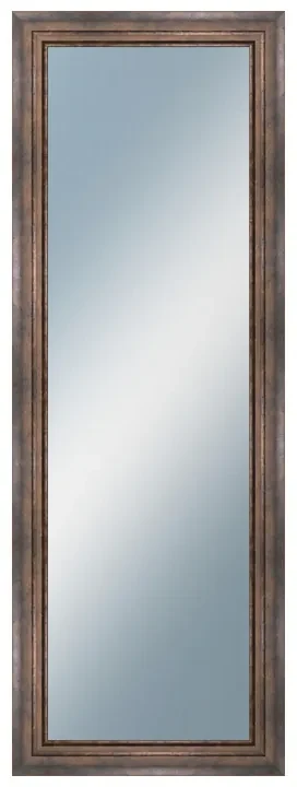 DANTIK - Zrkadlo v rámu, rozmer s rámom 50x140 cm z lišty TRITON široký meď (2951)
