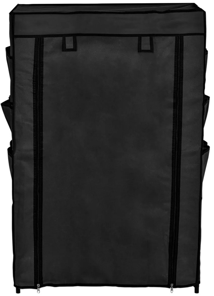 Textilný botník Mona čierny