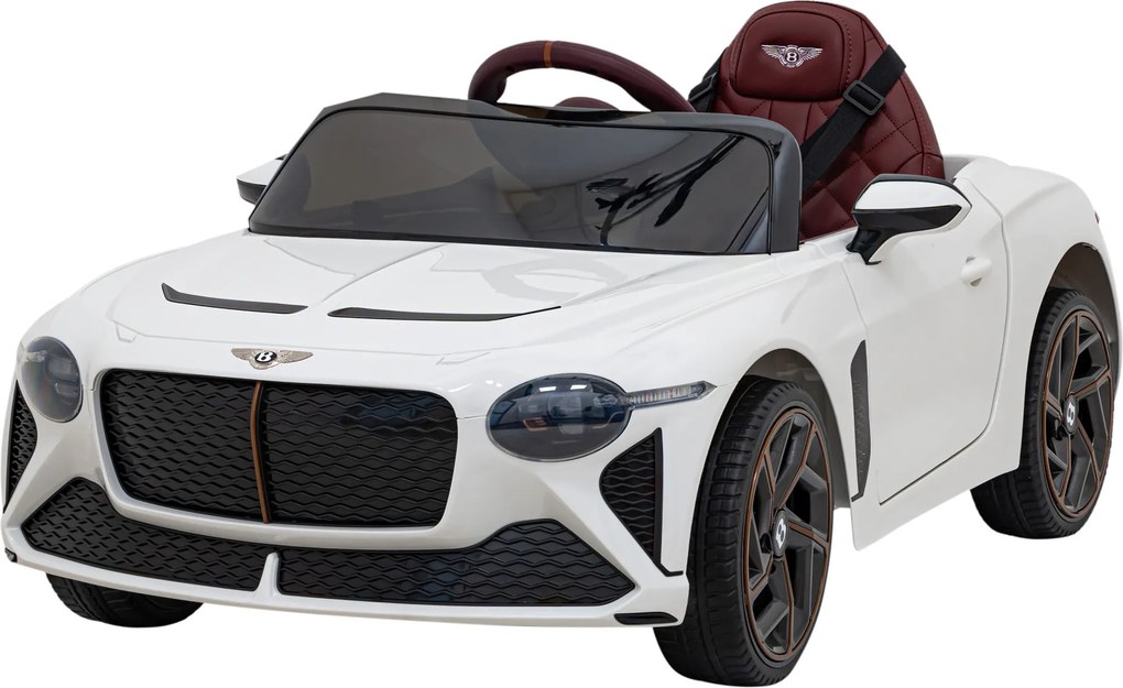 Ramiz Elektrické autíčko Bentley Bacalar pre deti biele + diaľkové ovládanie + EVA + LED audio + pomalý štart