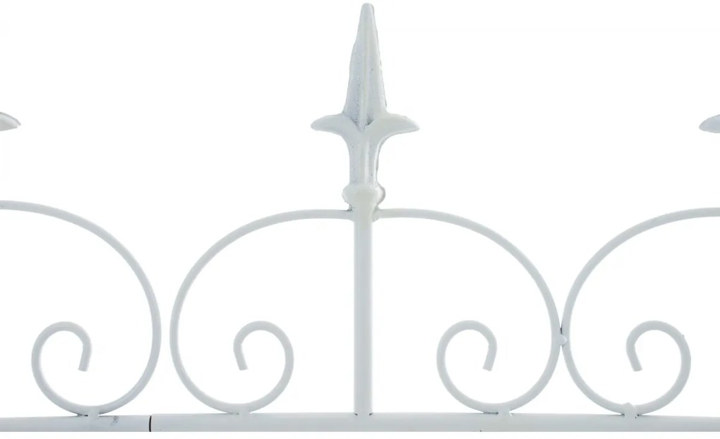 Mriežka na popínavé rastliny Mangold - 115 x 125 cm - Biela