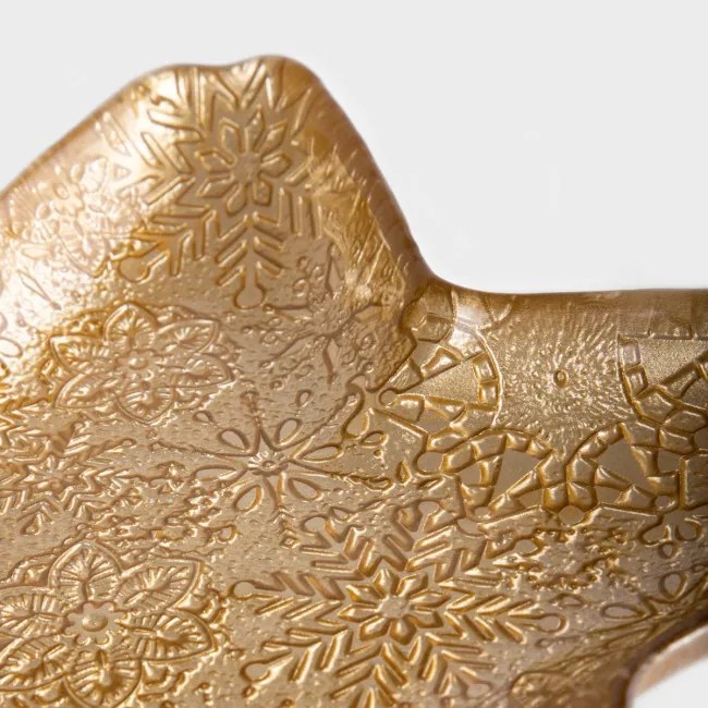 Dekoračný tanier BLITS zlatý 722004