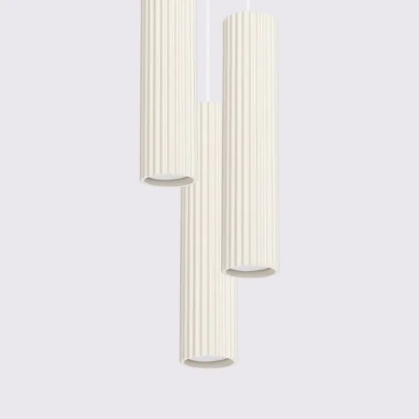 Sollux SL.1595 - Luster na lanku KARBON 3xGU10/10W/230V krémová