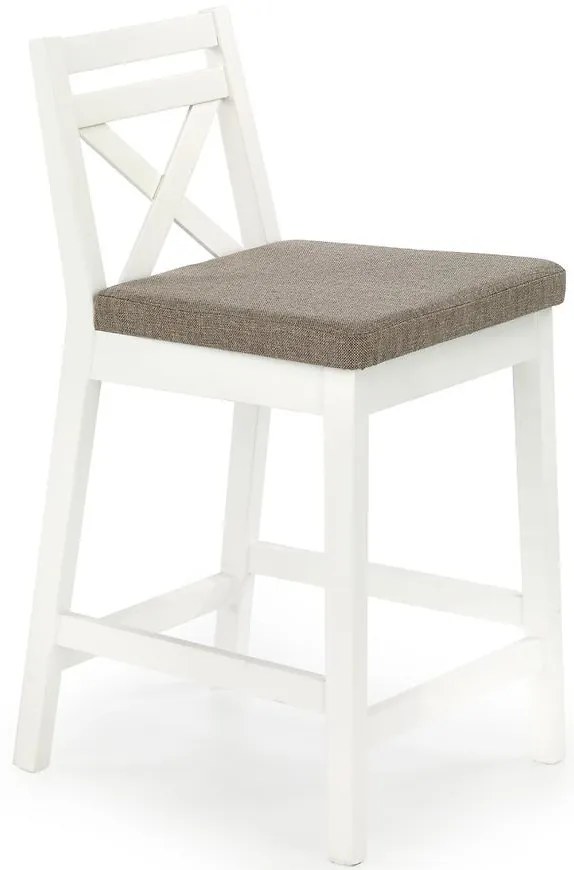 Barová Stolička Borys Low Biely