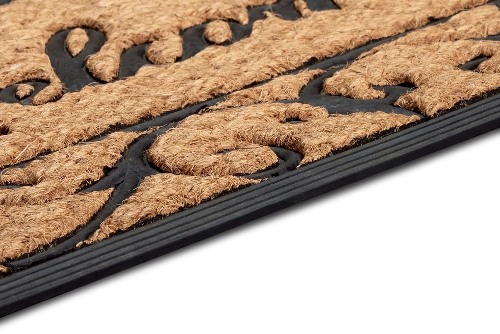 Rohožka Welcome 105713 – na von aj na doma, 45x75, hnedá, chodba / predsieň, Hanse Home