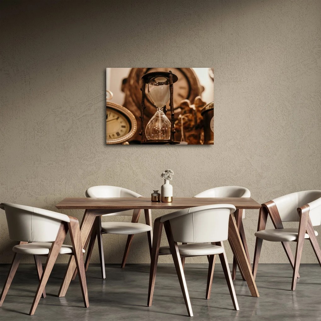 Obraz - presýpacie hodiny (70x50 cm)