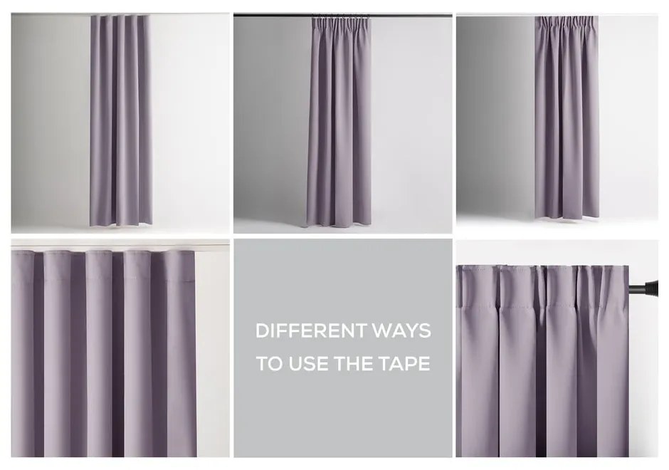 Zatemňovací termo záves staroružový 140x245 cm Pleat – Restilo