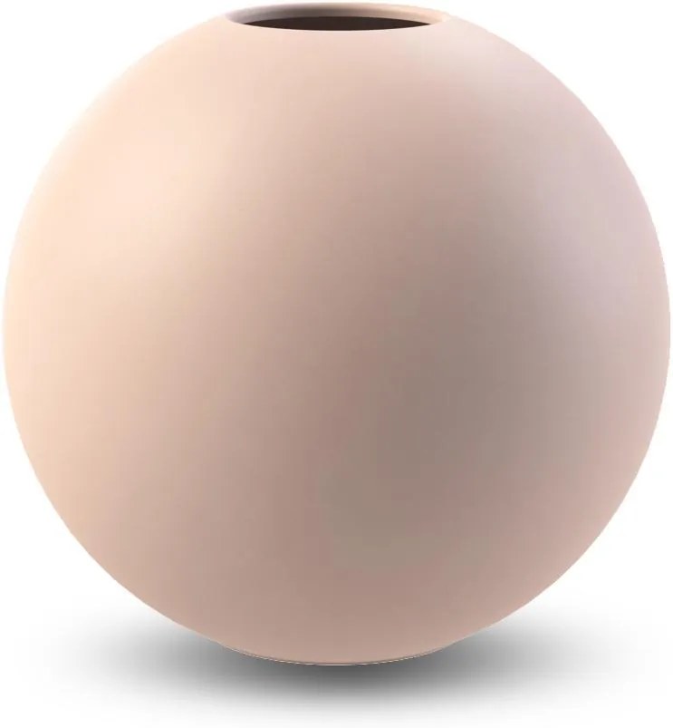 COOEE Design Guľatá váza Ball Dusty Pink 10 cm