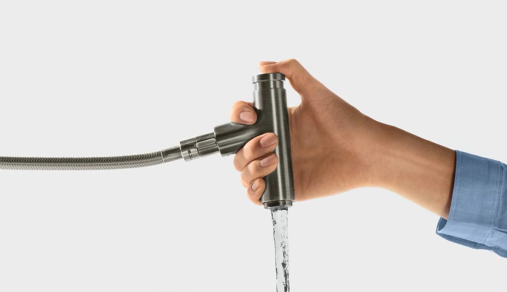 Hansgrohe Metris Select, drezová batéria s výsuvnou koncovkou, chrómová, HAN-14857000