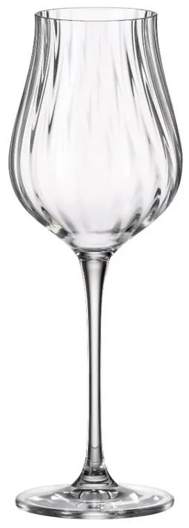 BOHEMIA LIMOSA OPTIC POHÁR NA VÍNO 250ML SADA 6KS