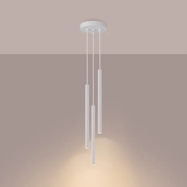 Sollux SL.1340 - Luster na lanku ARCHE 3xG9/8W/230V biela