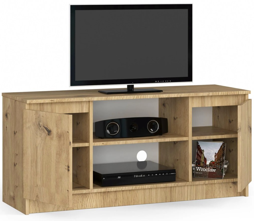 TV stolík Kapono (dub artisan). Akcia -21%. Vlastná spoľahlivá doprava až k Vám domov. 1070711