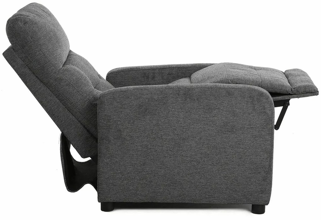 Polohovací křeslo OTUS Brego tmavě šedé