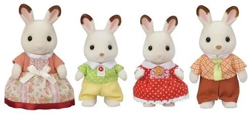 Sylvanian Families Rodina "chocolate" králikov, nová