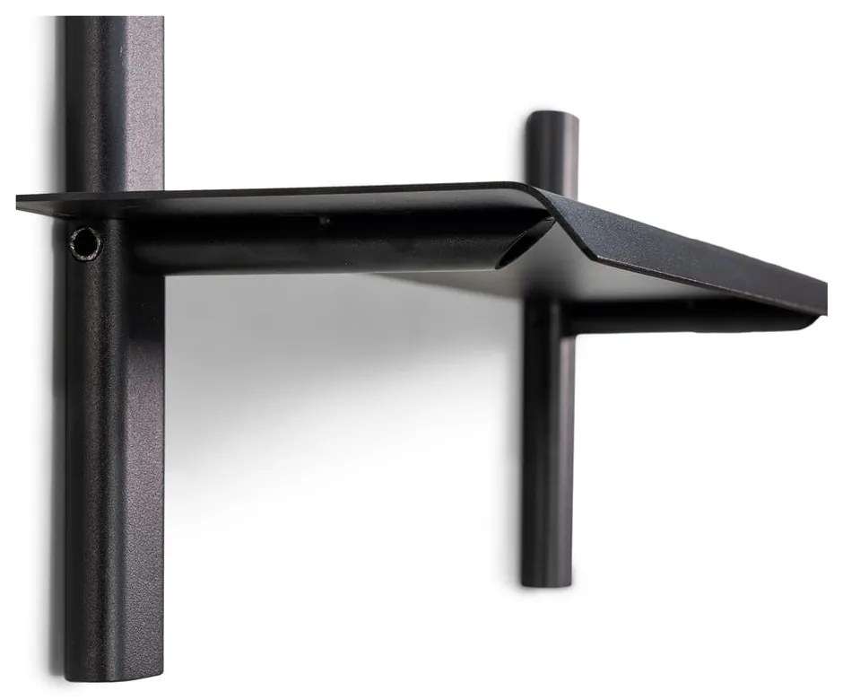 Čierna kovová polica 60 cm Hola – Spinder Design