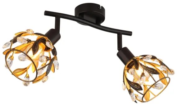 Globo 15759-2 - Bodové svietidlo MIKA 2xE14/25W/230V