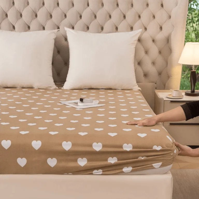 Plachta z mikrovlákna CARAMHEART hnedá 90x200 cm