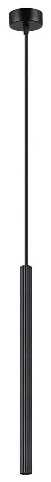 Sollux SL.1338 - Luster na lanku ARCHE 1xG9/8W/230V čierna
