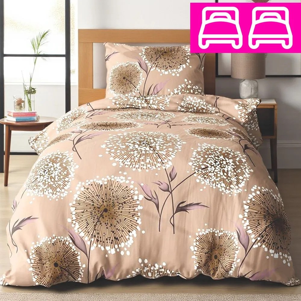 Bavlnené obliečky Homa RENA FLEURS 4-dielna sada 140x200 cm