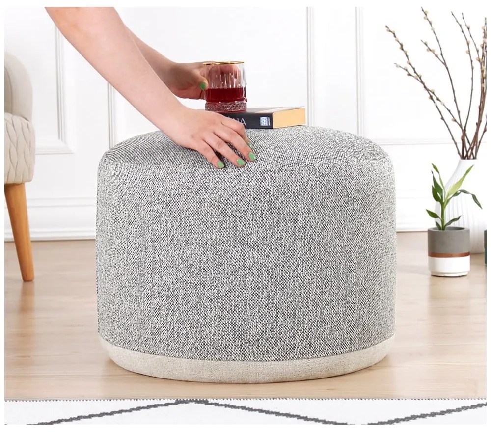 Svetlosivý taburet Cedre – Artie