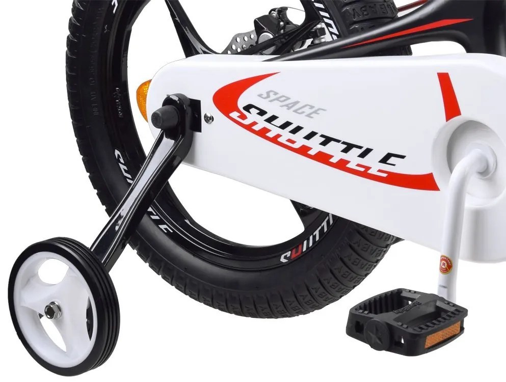 RoyalBaby Bicykel Royal Baby Bicycle 14 "Space Shuttle + RB14-22 - čierny