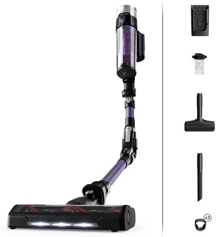 Tyčový vysávač Rowenta X-Force Flex 9.60 Allergy RH2039WO Fialový/Čierny