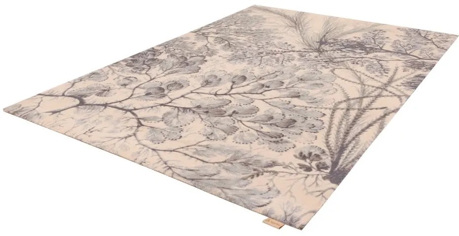 Vlnený koberec v mentolovej a béžovej farbe 133x190 cm V&amp;A Calisia Kelp – Agnella