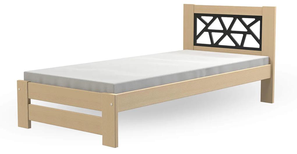 DL Jednolôžková posteľ 90x200 Kosma - borovica