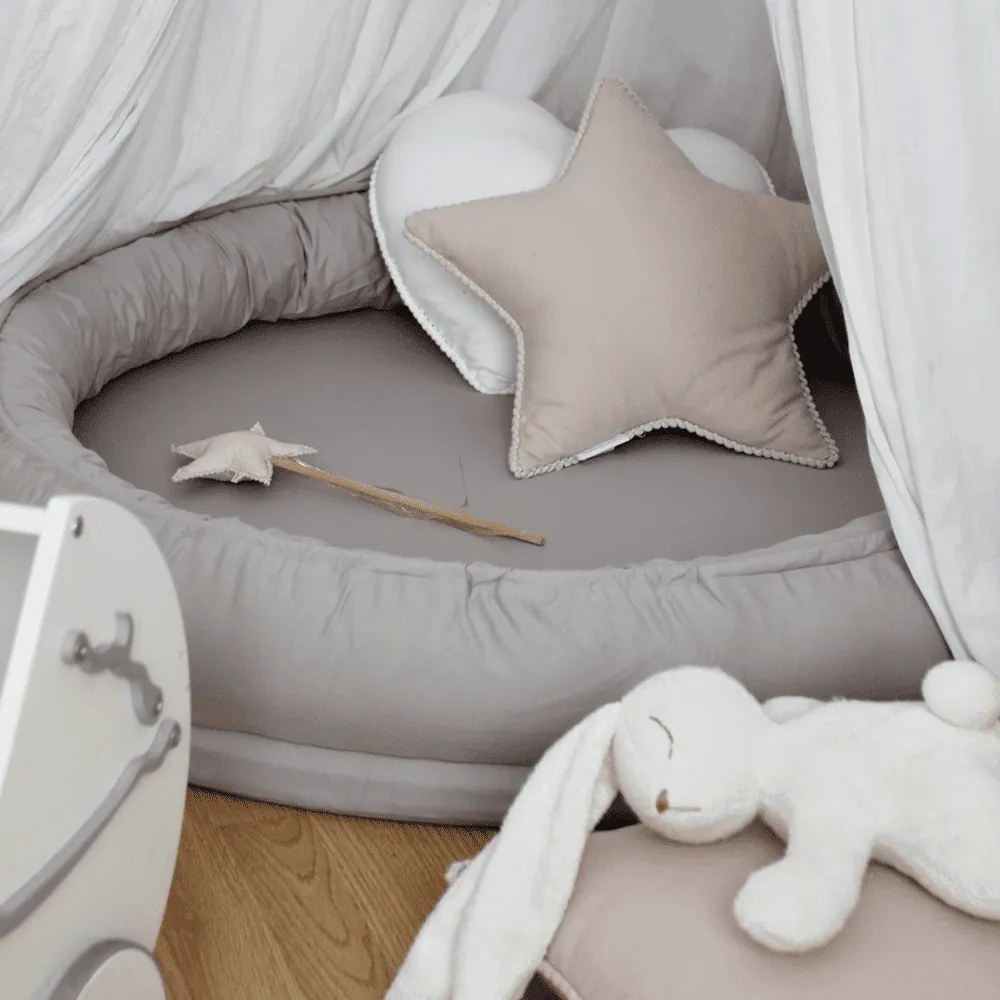 Hniezdo pre deti tmavo béžová