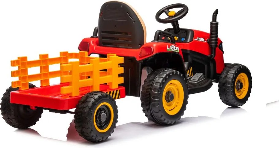 LEAN CARS Elektrický traktor BBH-030 červený