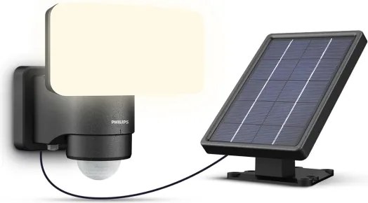 Philips - LED Solárne nástenné svietidlo so senzorom TYLUS LED/6W/3,7V 5000K IP44