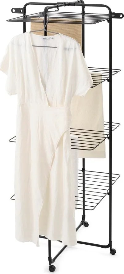 Matne čierny sušiak na bielizeň 30 m HangOn Tower – Brabantia