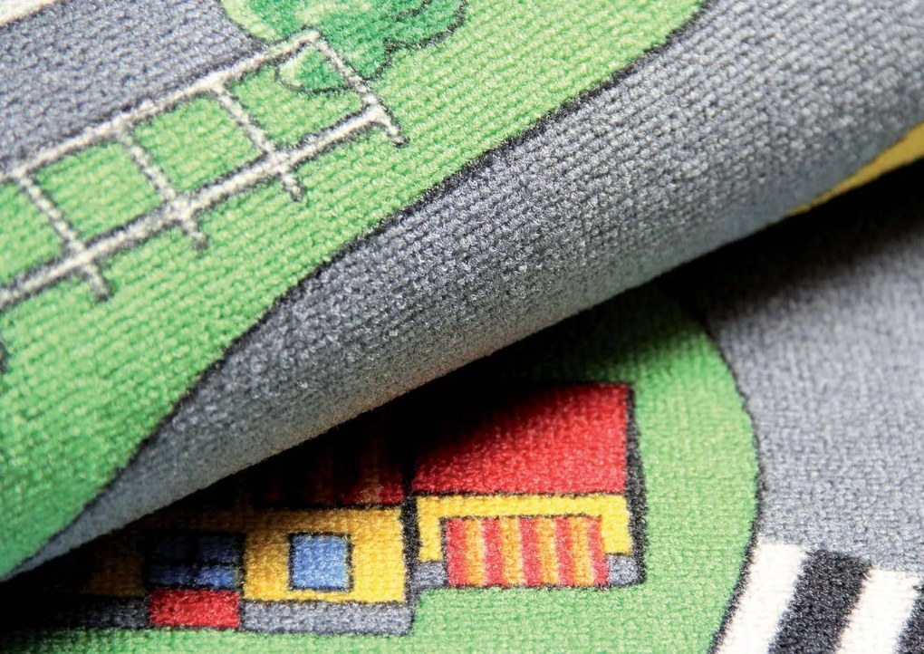 Associated Weavers, Detský kusový koberec cesty Play Time, 95x133, viacfarebná, detská izba